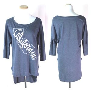 DONATED 🌟 3/4 sleeve California Love tee - Navy